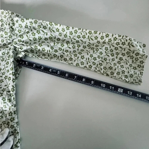 ZARA + GAP || 6-8 Years Green Floral & Cream Bundle Jacket and Shirt - Picture 8 of 11